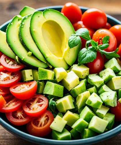 Avocado, Tomato and Cucumber Salad