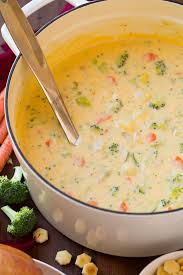 Broccoli potato cheese soup recipe